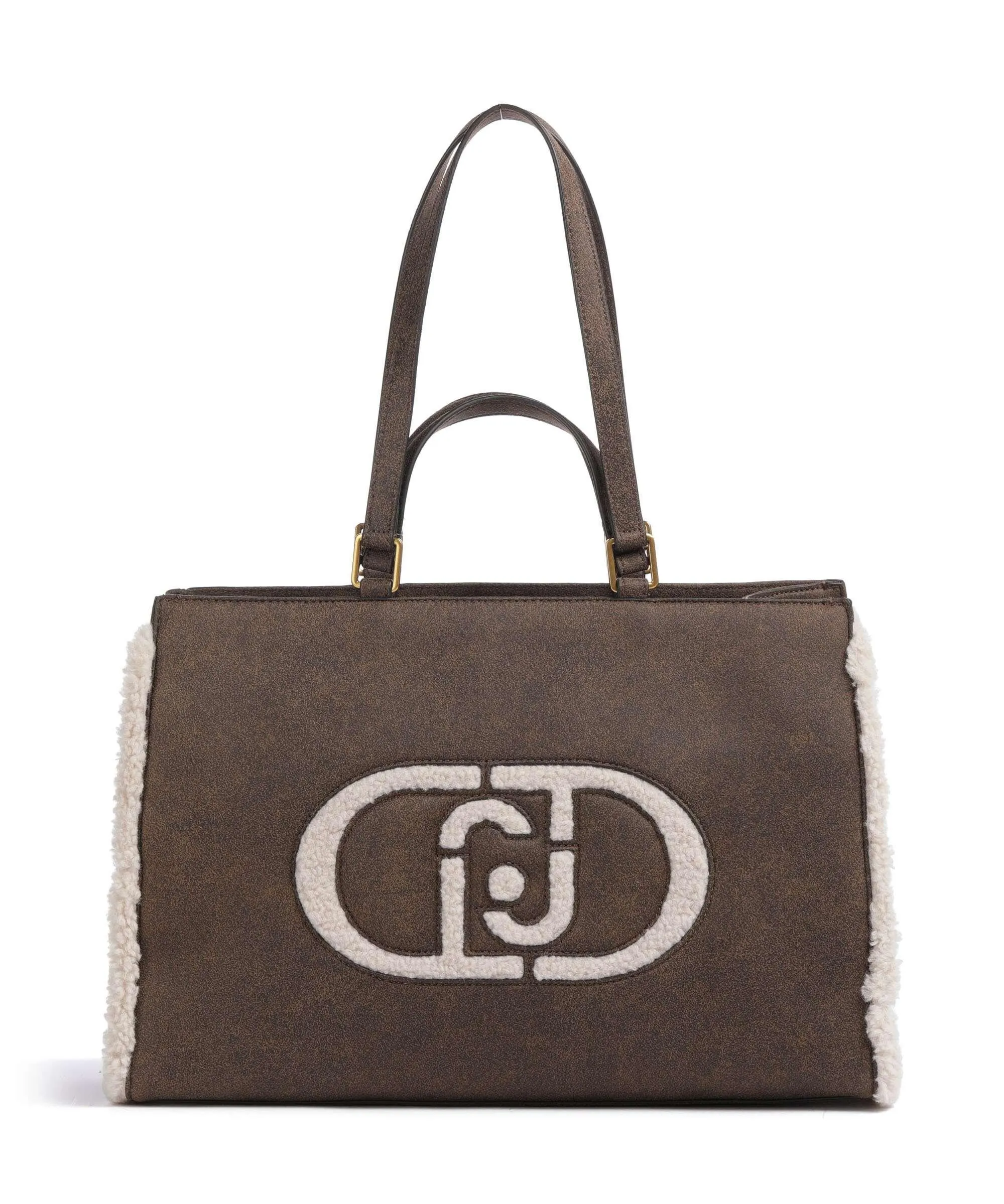  Liu Jo Rubino Borsa shopper pelle sintetica marrone scuro  