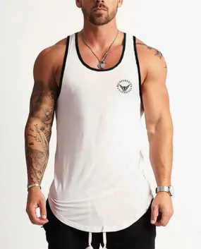Uomini Youthful Vitality Palestra Bodybuilding Sport T Shirt Allenamento Gilet Fitness Senza Maniche T Shirt Uomo Training Canot
