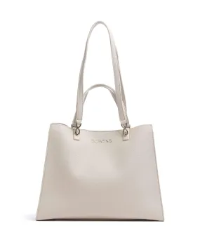  Valentino Bags Stereo Re Borsa shopper pelle sintetica avorio  